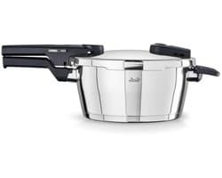 Snelkookpan - Drukpan - Snel Koken - Made in Germany - 3.5 Liter - Zilver