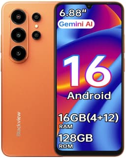 Blackview WAVE 10C Smartphone 16GB(4+12) RAM 128GB ROM Oranje — thumbnail 1