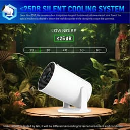 Beamer Draagbare Mini - 1280 x 720 Resolutie - 130 Inch Scherm - DLP - Android 14 Smart Projector — thumbnail 5