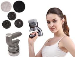 Massage- en schoonheidsapparaat – Professioneel massagepistool – Massageapparaat van aluminiumlegering – Instelbaar in 6 snelheden – Digitaal touchscreen – 1500 mAh – 24 W – Stille werking (45 dB) – 3200 tpm — thumbnail 1