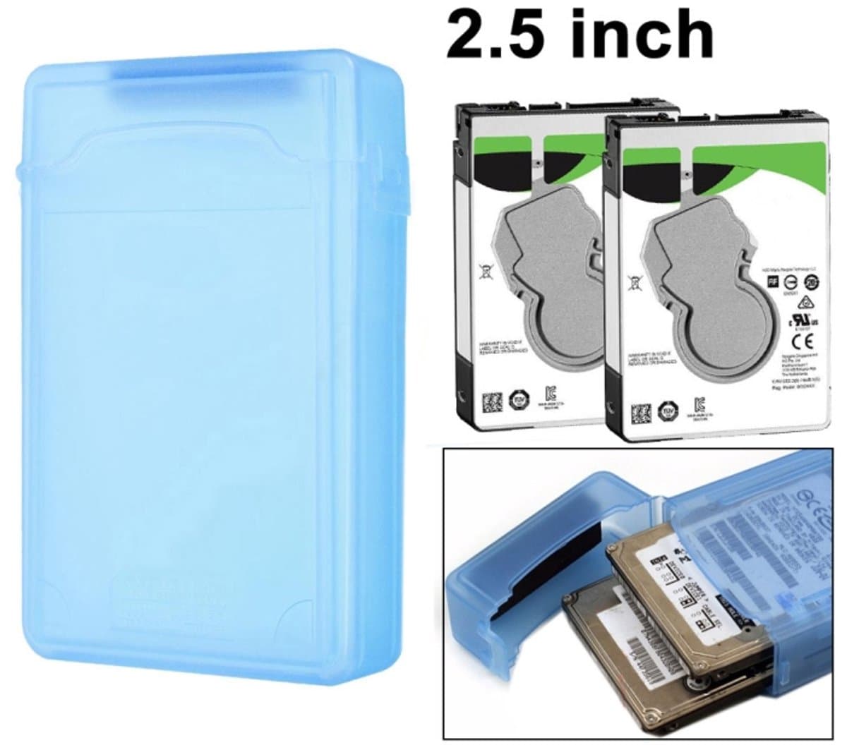 2,5 inch HDD Store Tank, ondersteuning voor 2x 2,5 inch IDE / SATA HDD — afbeelding 1