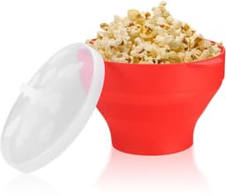 Dailygoods - Grote Opvouwbare Siliconen Popcorncontainer - BPA-vrij, Voor Magnetron — thumbnail 1