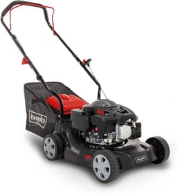 Benzine Grasmaaier - Compacte Maaier - Gazon Onderhoud - 4-Takt Motor - 40cm Snijdiameter - Zwart Oranje — thumbnail 1