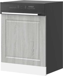 Vaatwasserpaneel Hout - Vaatwasserbekleding Keuken - Keuken Inbouwen - Vochtbestendig Materiaal - 60 x 15 x 67 cm - Grijs Sonoma — thumbnail 1