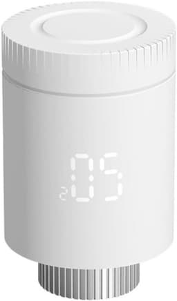 Slimme Thermostaatkraan - Radiatorkraan Slimme Thermostaat - Energie Besparen - 7-Daags Programmeerbaar - M30x15mm - Wit — thumbnail 1