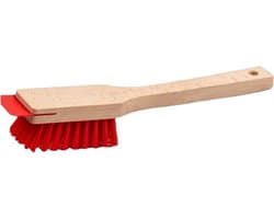 Maaidek Schraper - Grasmaaier Borstel - Tuinonderhoud - Gebogen Schraper - 40.5 cm - Hout