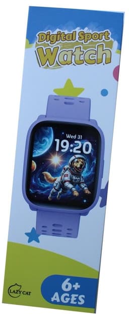 Smartwatch Kinderen – Geen App Nodig – Stopwatch – Stappen – Blauw — thumbnail 4