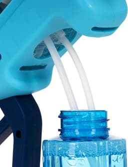 Springos Bellenblaasmachine - Bellenblaas Pistool - Bellenblazer - Bubble gun Volledig Elektrische Bubbel Gun met Reservoir - Blauw -Led Verlichting — thumbnail 4