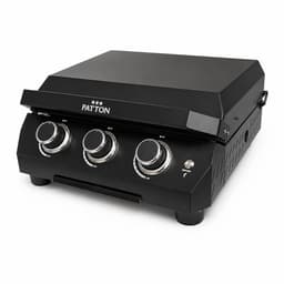 Patton Vigor D300 Plancha Gasbarbecue met Deksel en RVS Bakplaat - 3 Branders — thumbnail 2