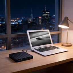 Externe Schijf - Media Writer - Data Overzetten - Snelle USB Koppeling - Compact Ontwerp - Zwart — thumbnail 4