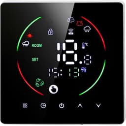 Slimme Thermostaat - WiFi Thermostaat - Energie Besparen - Touchscreen Bediening - 16A - Wit — thumbnail 1