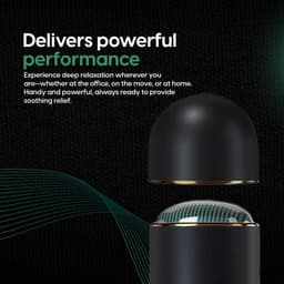 SnelShoppen - Mini Massage Gun - Compact Deep Tissue Massageapparaat - Stil & Krachtig - 2 Opzetstukken - Ultra Licht & Draagbaar - Elegant Ontwerp - — thumbnail 3