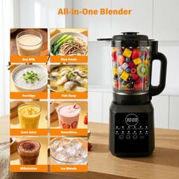 Staande mixer - Soepmaker - Warme maaltijden maken - 12 automatische programma's - 17 liter kan - Wit — thumbnail 3