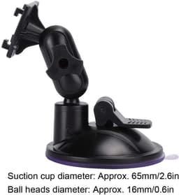 SnelShoppen - 360 Graden Verstelbare Vacuum Suction Cup Dash Cam Houder, Universele Dashcamera Achteruitkijkspiegel Bevestiging Kit voor de Meeste Das — thumbnail 4