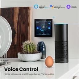 Slimme Thermostaat - Wifi Regelaar - Comfort Verwarmen - Weerstation Functie - 16A Belasting - Wit — thumbnail 4