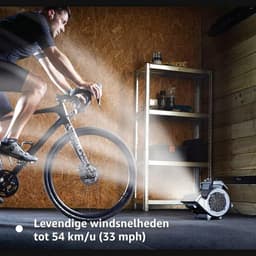 JCP® Ventilator - Vloerventilator - Grondventilator - Zwart - 33cm x 32cm x 27cm — thumbnail 3