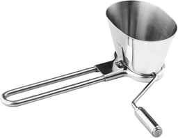 Ui Hakker - Keukenmachine Hakmolen - Groenten Snijden - Roestvrijstalen Ontwerp - 21.5 x 11 x 8 cm - Zilver — thumbnail 1