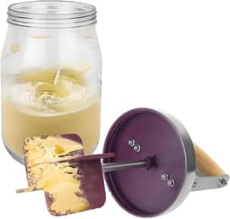 Boter Maker - Keuken Tool - Zelf Boter Maken - Handmatige Slinger - 1000ml of 1500ml - Transparant — thumbnail 1