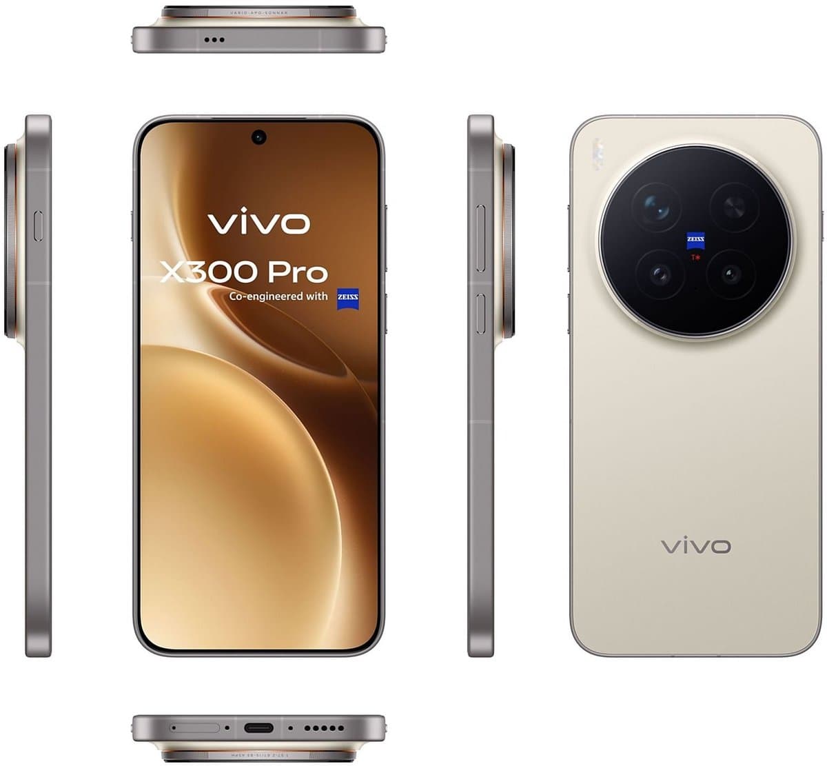vivo X300 Pro 16GB/512GB Bruin — afbeelding 1