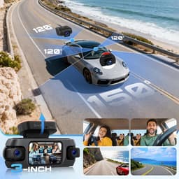 SnelShoppen - 4K Dashcam Auto met Wifi, 4-Kanaals GPS, Nachtzicht, G-sensor, Parkeermodus, Bewegingsdetectie, Achteruitrijhulp + 64G TF-kaart — thumbnail 4