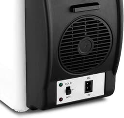 SnelShoppen - Portable Mini Koelkast voor Auto en Caravan, 7.5 L, Warm en Koud Functie, 12 V Kabel, Grijs en Blauw, Ideaal voor Camping en Uitjes — thumbnail 2