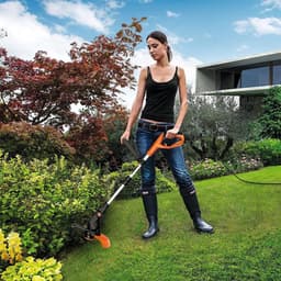 QORA® Kantenmaaier - Grasmaaier - Accugrasmaaier - Oranje- 22cm x 13cm x 13cm — thumbnail 2
