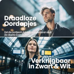 Phreeze TWS7 Pro - Draadloze Oordopjes - Active Noise Cancelling - Bluetooth Oordopjes - ANC Oortjes - In Ear Oordopjes - Voor Bellen, Muziek & Fitness - Aanraakbediening - Lange Batterijduur - Zwart — thumbnail 2