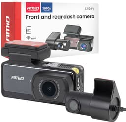 AMiO Dashcam Voor en Achter 1K WLAN – Dual Camera Full HD 1080P WiFi – 256GB Ondersteuning – Parking Mode G Sensor Nachtmodus — thumbnail 1