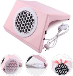 Nailstofzuiger - Nagelstof Afzuiger - Nageldesign - Krachtige Zuigkracht - 100W - Roze — thumbnail 5