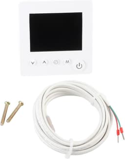 Programmeerbare Thermostaat - Digitale Temperatuurregelaar - Energie Besparen - Lage Stroomverbruik - 86 x 86 mm - Wit — thumbnail 1