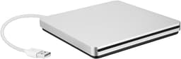 Externe Dvd Brander - Draagbare Schrijver - Data Back-up - Ultradun Ontwerp - 14.2 cm - Zilver — thumbnail 1