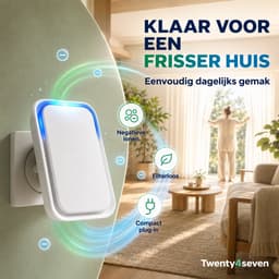 Twenty4seven® Mini Luchtreiniger Tegen Huisstofmijt - Stopcontact Air Purifier - Slaapkamer & Huisdieren — thumbnail 5
