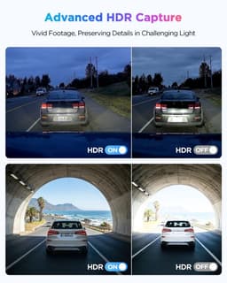 Auto Camera - Rijcamera Dashcam - Veilig rijden vastleggen - Hoge QHD resolutie - 140° groothoek - Zwart — thumbnail 4