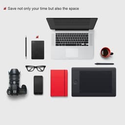 Externe Harde Schijf - Draagbare Opslag - Bestanden Opslaan - Plug and Play - 2TB - Zwart — thumbnail 2