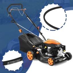 Aandrijfriem rubber - Binnenomtrek 711 mm - Breedte 10 mm - Dikte 6,5 mm - Compatibel met Fuxtec FX-RM2050/2055/2060 - Geschikt voor grasmaaier - Grasmaaier Riem — thumbnail 3