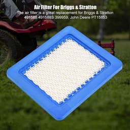 Luchtfilter Hoogwaardige Vervangingsset - 5 Stuks - Eenvoudige Installatie - Geschikt voor 491588/491588S/399959 - Afmetingen 13,2 x 11,3 x 2 cm - Hoge Kwaliteit - Grasmaaierfilter — thumbnail 3