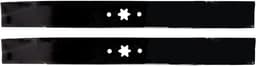 Grasmaaier messen - Reserveonderdelen - Gazononderhoud - Set van 2 stuks - 53.8 cm lengte - Zwart — thumbnail 1