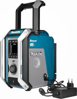 Makita DMR115 accu bouwradio - FM DAB/DAB+ Bluetooth - Bass subwoofer - voor 10,8/12V CXT & 14,4/18V LXT accu's en 230V netstroom — thumbnail 2