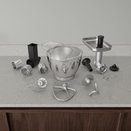 Electrolux E5KM1-6GBP keukenmachine 1200 W 5 l Zwart, Grijs — thumbnail 4