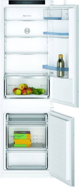 Bosch KIV86VSE2 koel vries combi koelkast 267 liter met 3 vaks vriesvak 177.5cm Vitafresh lowfrost — thumbnail 1