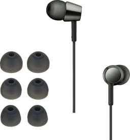 kwmobile 6x cover voor in-ear oortjes geschikt voor Sony WI-C300 / WI-C400 / MDR-XB55AP / MDR-EX155AP - Vervangende oordopjes van siliconen in grijs - 3 maten — thumbnail 1