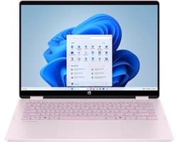 HP OmniBook 5 Flip D0DS0EA#ABH laptop Intel Core 5 120U Hybride (2-in-1) 35,6 cm (14") Touchscreen 2K 16 GB LPDDR5-SDRAM 512 GB SSD Wi-Fi 6 (802.11ax) Windows 11 Home Roze QWERTY