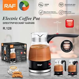 Draagbare 600W Elektrische Koffiemachine – Turkse, Italiaanse & Arabische Koffie, Multifunctioneel — thumbnail 5