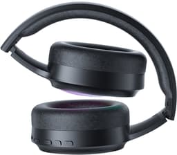 Aura RGB Bluetooth Koptelefoon - Over-Ear - Bluetooth 5.3 - 40 mm Deep Bass - Tot 25 uur Batterij - USB-C - AUX - Zwart — thumbnail 3