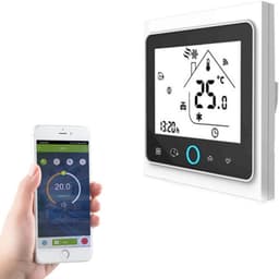 Slimme Wifi Thermostaat voor Elektrische Vloerverwarming met Spraakbesturing — thumbnail 1