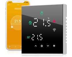 Programmeerbare WiFi Thermostaat met LCD Touchscreen voor Waterverwarming en Tuya App