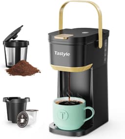 Compact Koffiezetapparaat voor Reis en Camping - Mini Koffiemaker met Draagbare Handgreep, 150-300 ml, Ideaal voor Kantoor en Thuis — thumbnail 1