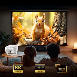 Zenwire Primeview IMC460 Beamer - Projector Full HD 1080p met 4K 8K Support - Android 14 - 950 ANSI Lumen - WiFi 6 - Bluetooth 5.4 - Autofocus - 2GB RAM / 16GB ROM — thumbnail 4