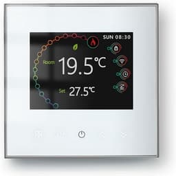 Slimme Wifi Thermostaat met Touchscreen voor Water- en Elektrische Verwarming - Compatibel met Alexa en Google Home — thumbnail 1