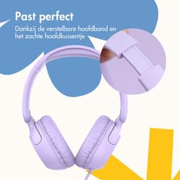 imoshion Kinder Koptelefoon met Draad - Met Decibelbegrenzer en Stickervellen - Koptelefoon Kinderen met AUX Kabel — thumbnail 5